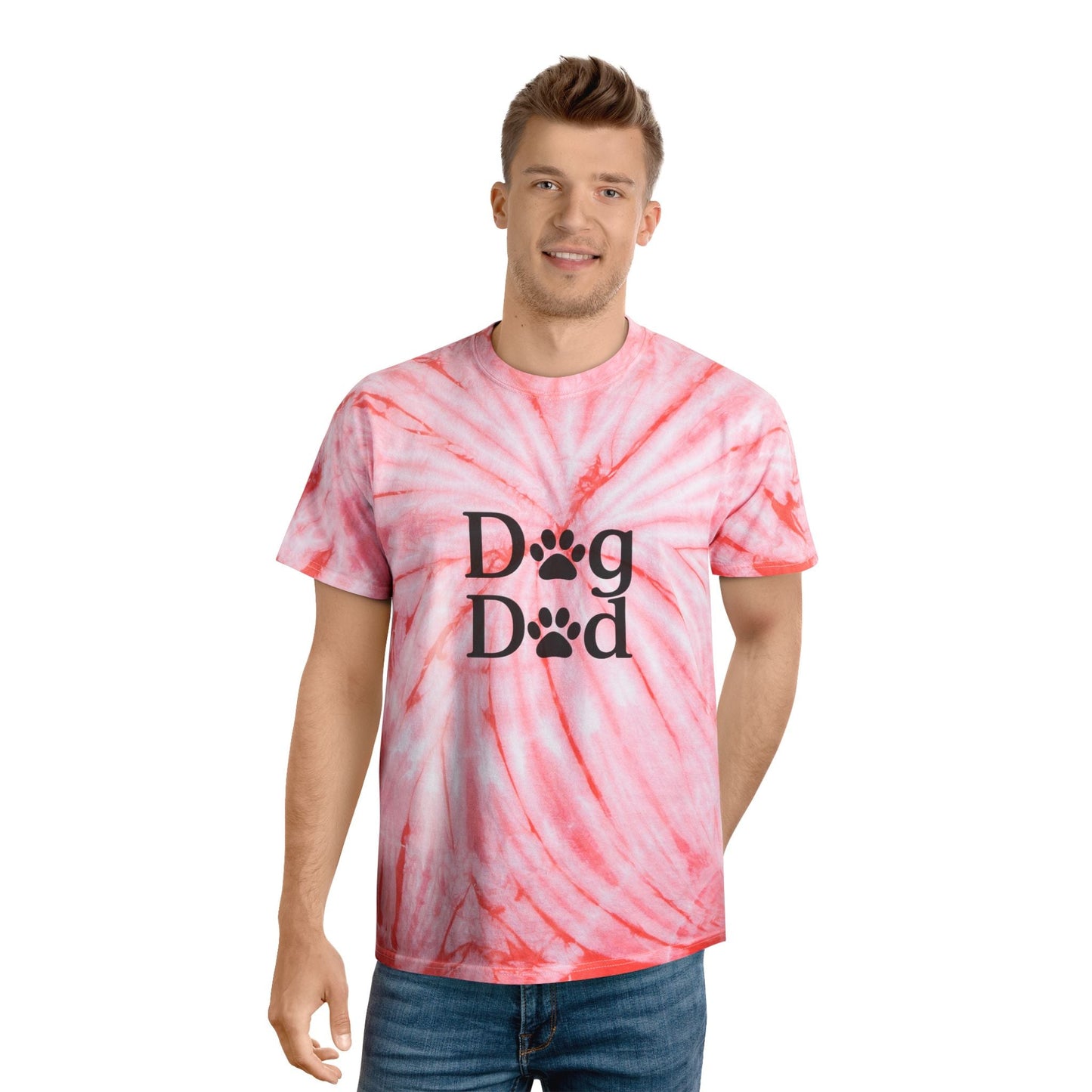 Dog Dad Bright Color Blast Tie-Dye Tee Sizes Small - 2XL (4 colors)