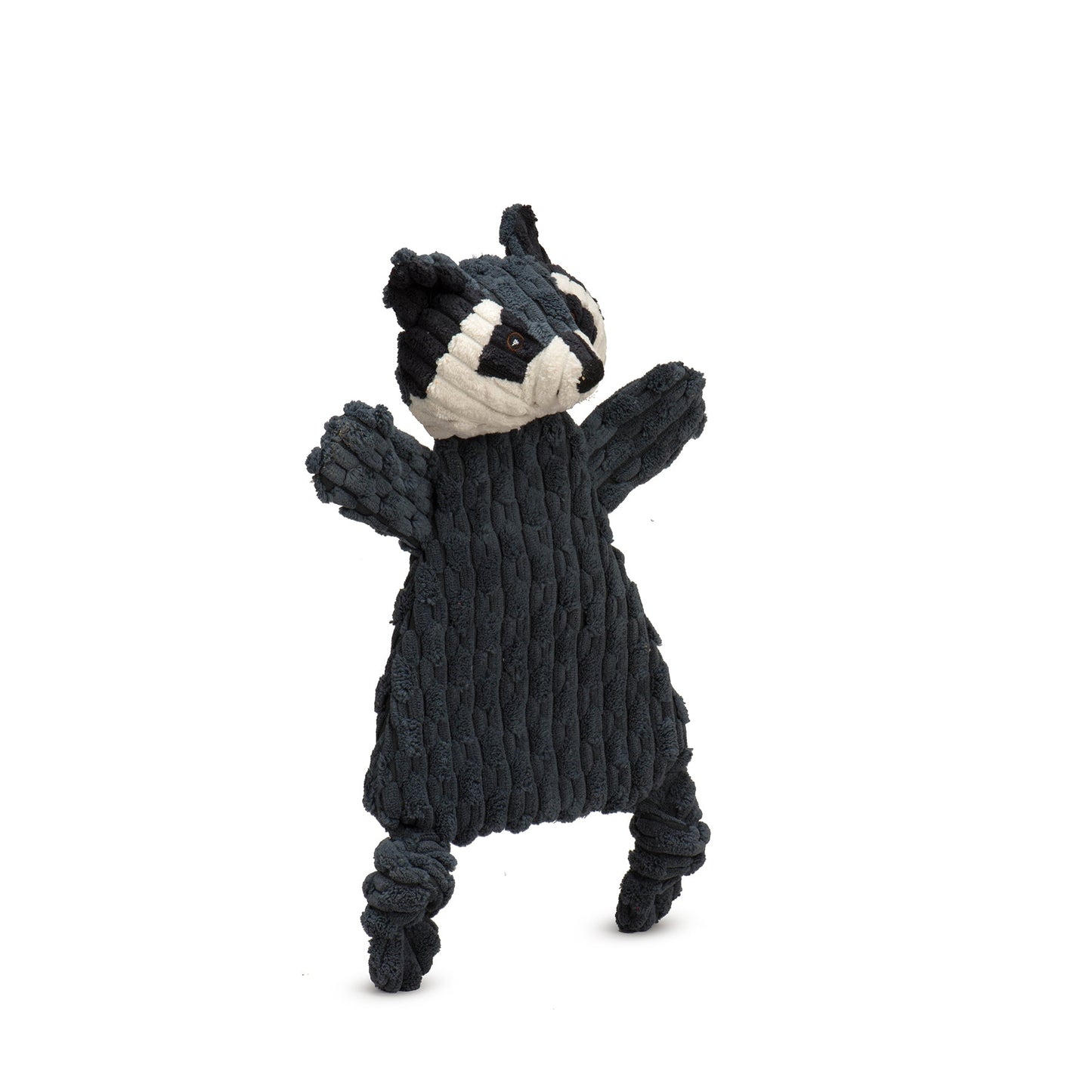 Reggie Raccoon HuggleFlatties™ Durable Plush Dog Toy