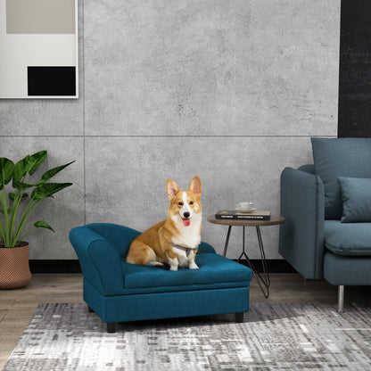 PawHut Elevated Pet Sofa Bed for Small and Medium Dogs