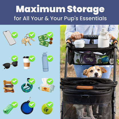 Dog Stroller Caddy Organizer