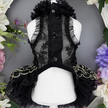 Handmade Princess Puppy Outfit Lace Tutu