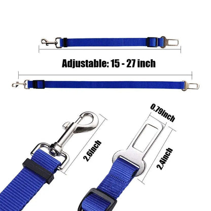 Adjustable Nylon Dog Car Seat Belt Safety Strap