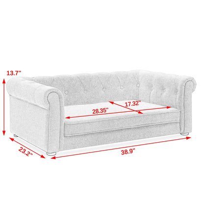 Elegant Rectangle Pet Bed Durable Elevated Dog Sofa Bed