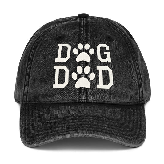 Dog Dad Vintage Cotton Twill Cap