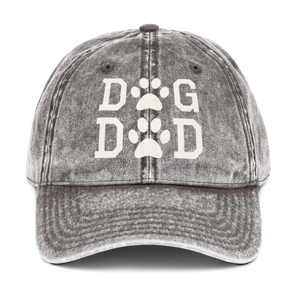 Dog Dad Vintage Cotton Twill Cap